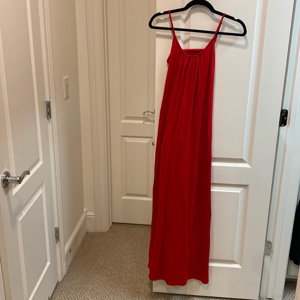 Express Apple Red Cotton Maxi
